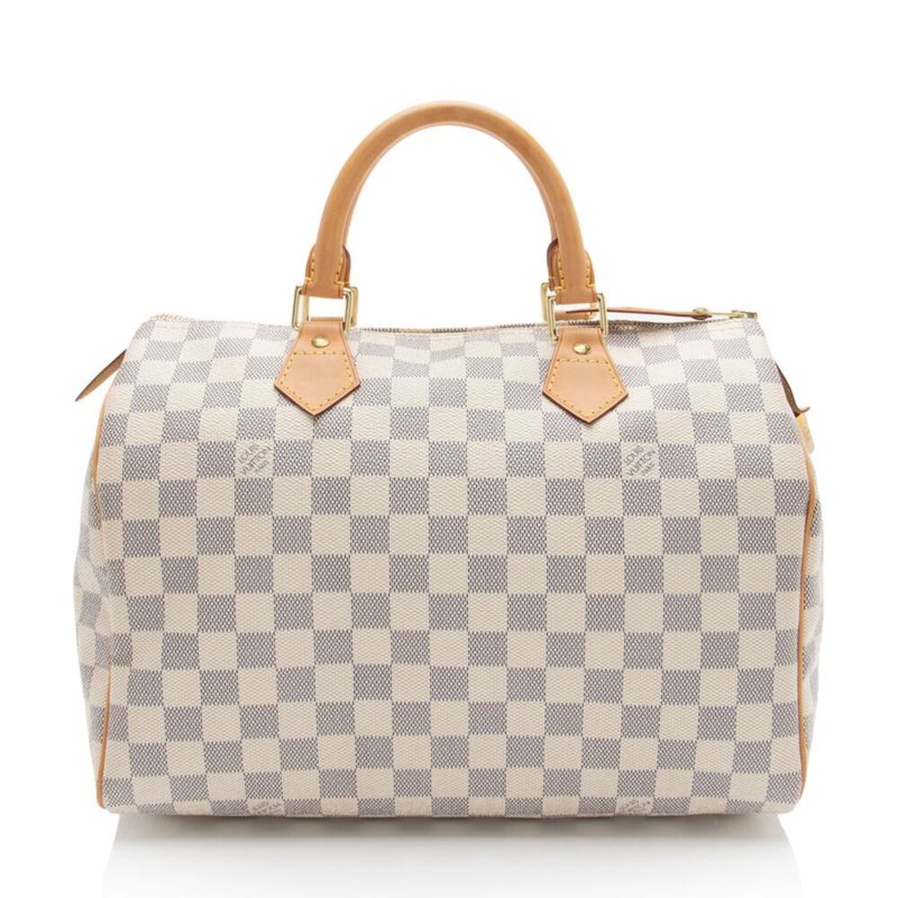 Louis Vuitton Damier Azur Speedy 30 Satchel